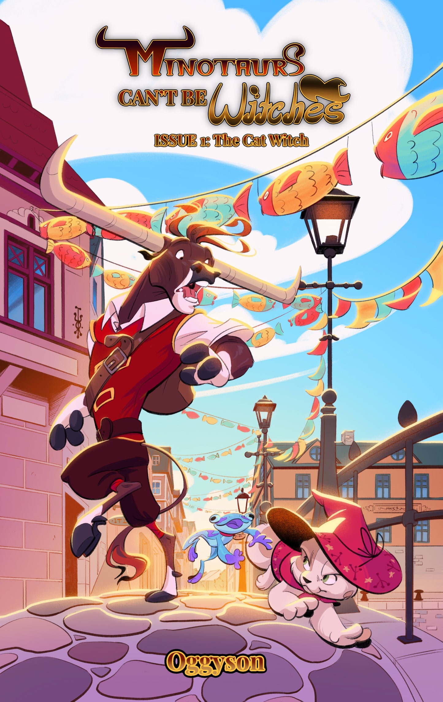 Minotaurs Can’t Be Witches Comic - Issue 1: “The Cat Witch”