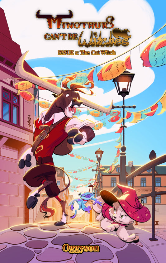 Minotaurs Can’t Be Witches Comic - Issue 1: “The Cat Witch”
